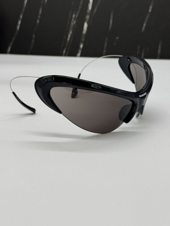 NEW BALENCIAGA BB0232S 001 BLACK UNISEX SUNGLASSES BALENCIAGA EYEWEAR main image 4